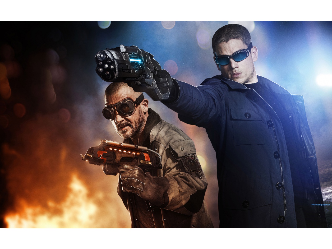 Captain cold Heat Wave in Legends of tomorrow wallpapers 1400x1050