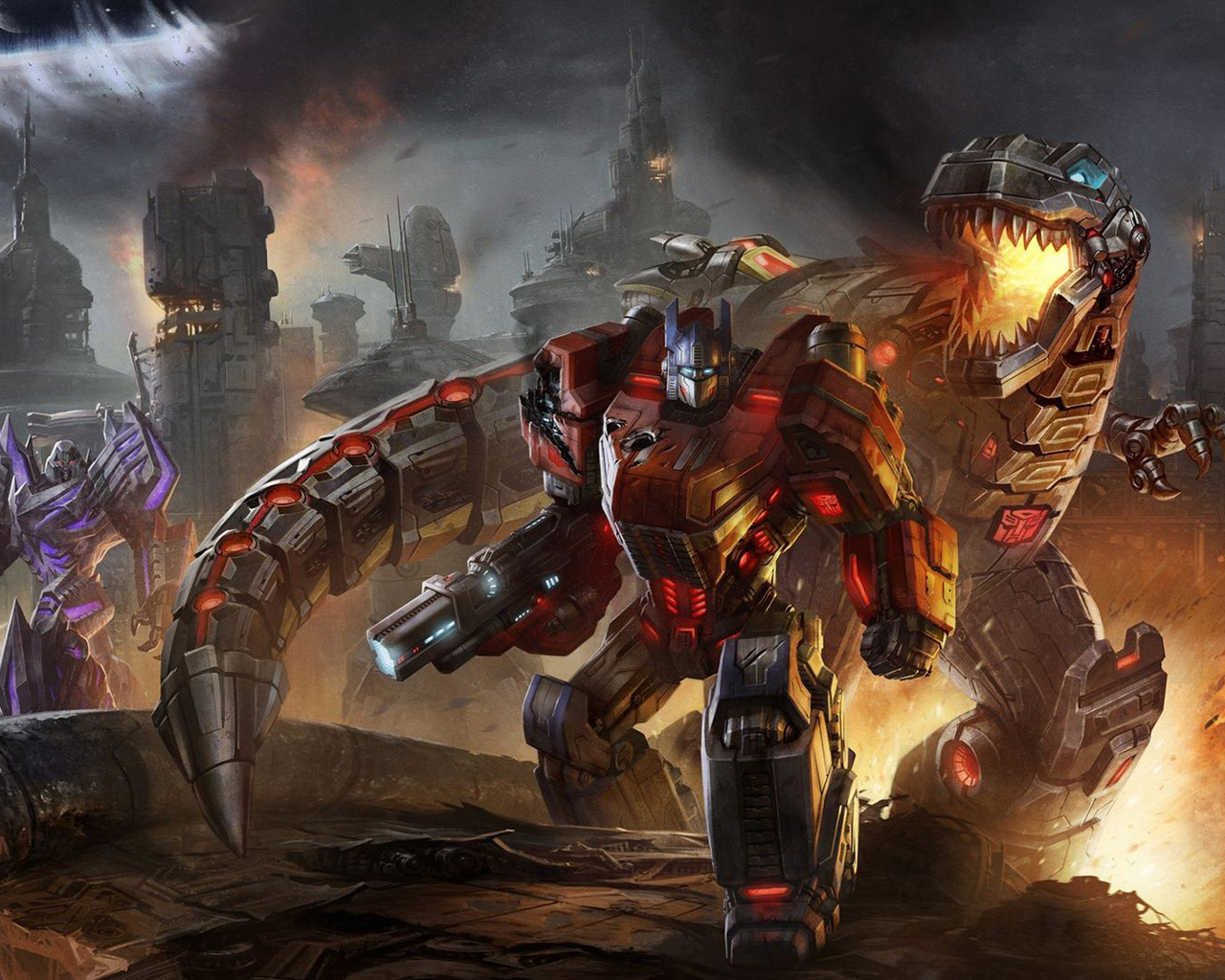Transformers Fall Of Cybertron Wallpaper In