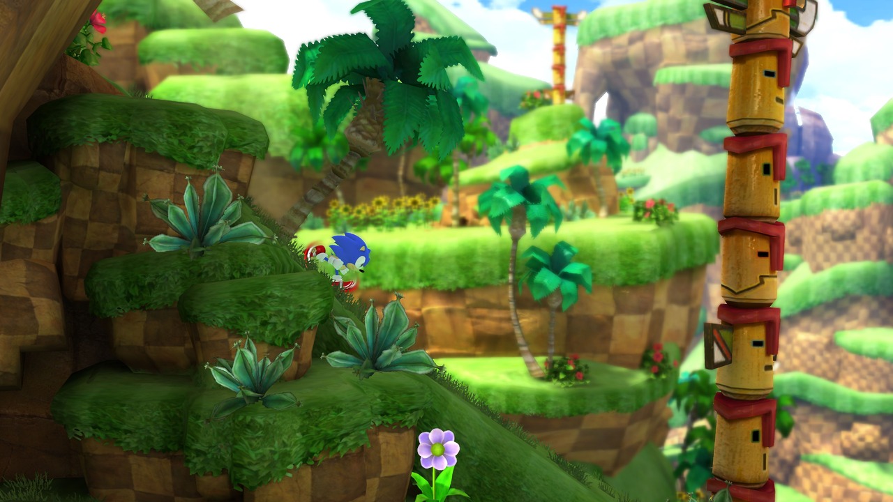 Green Hill Zone HD Backgrounds Free Download 