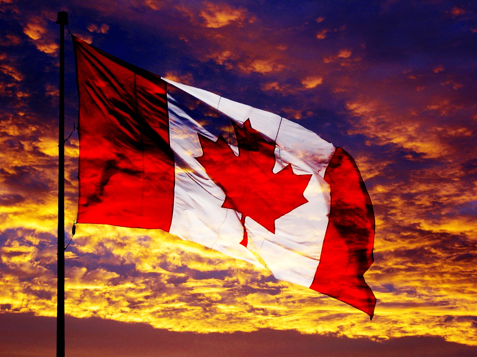 Awesome Canada Flag Designs HD Wallpaper
