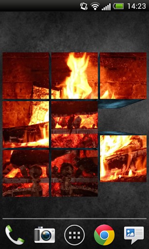 Bigger Fireplace Live Wallpaper 3d HD For Android Screenshot