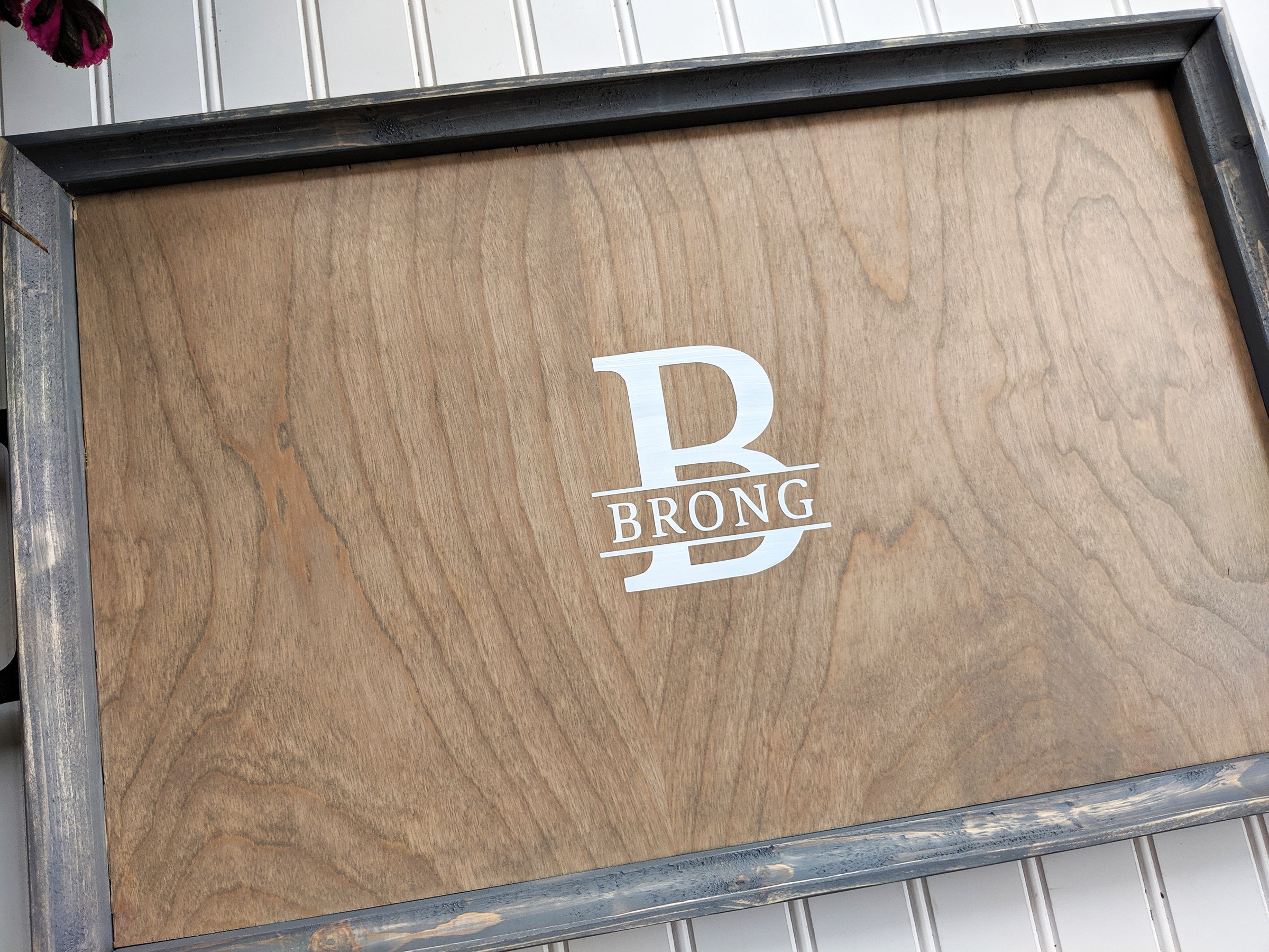 🔥 Download Personalized Serving Tray Wedding Guestbook Rawhide