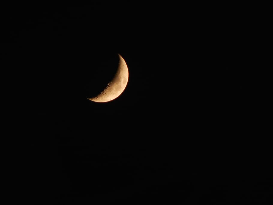 HD Wallpaper Mond Moon Nacht Mondsichel Space Night