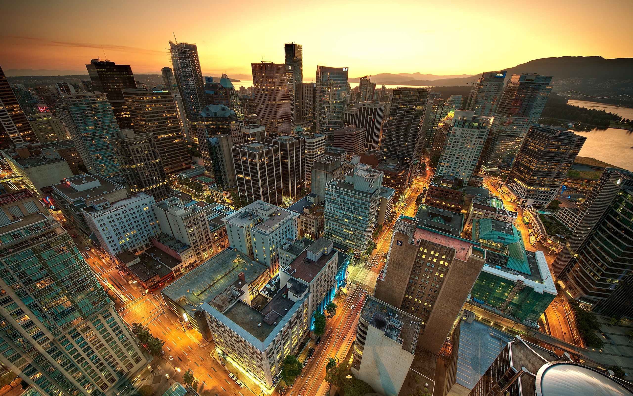 Vancouver Sunset Canada Wallpapers HD Wallpapers