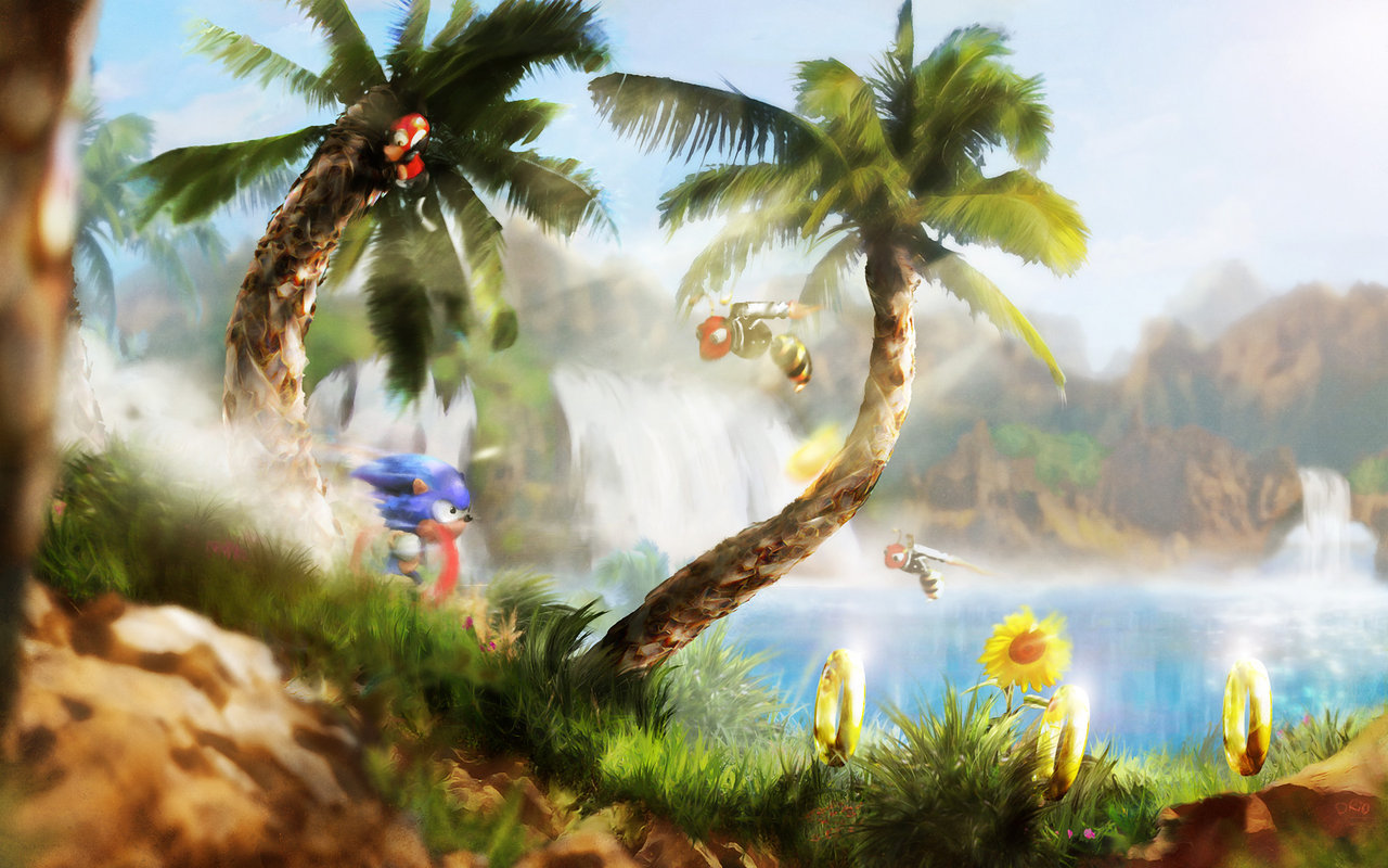 Sonic In Green Hill Zone HD Games 4k Wallpapers Images Backgrounds  Photos and Pictures