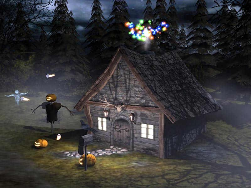 3D Spooky Halloween are you brave enough to trick or treat around