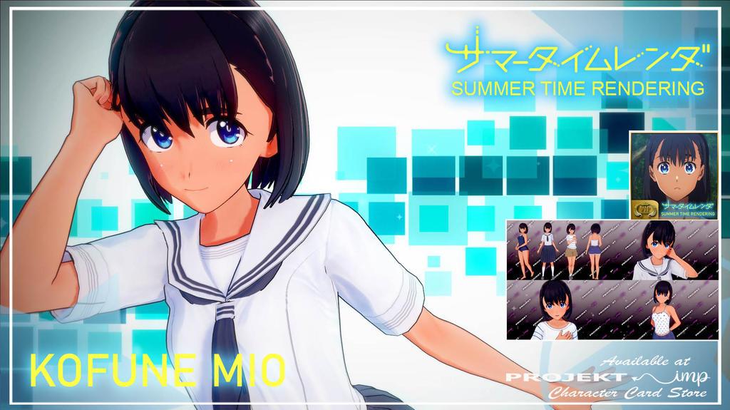 Koikatsu Summer Time Rendering Kofune Mio By Syncvloid On