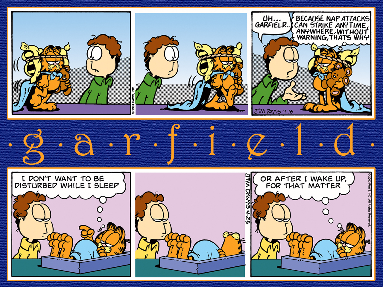 Garfield And Friends Desktop Wallpaper Ic