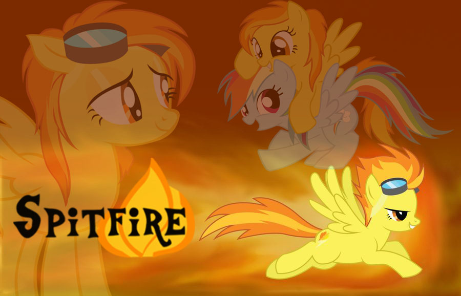 My Little Pony Spitfire Background By Shadowpredator100