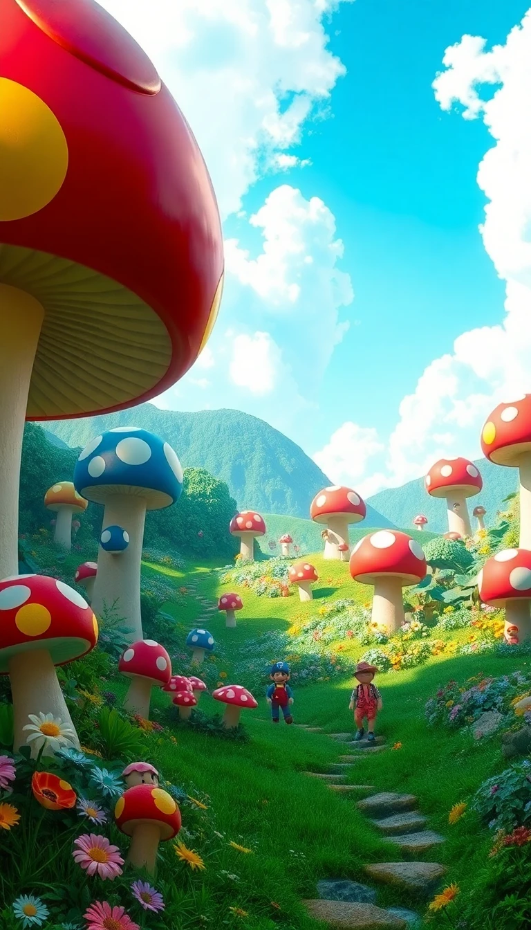 Mushroom Kingdom Wallpaper