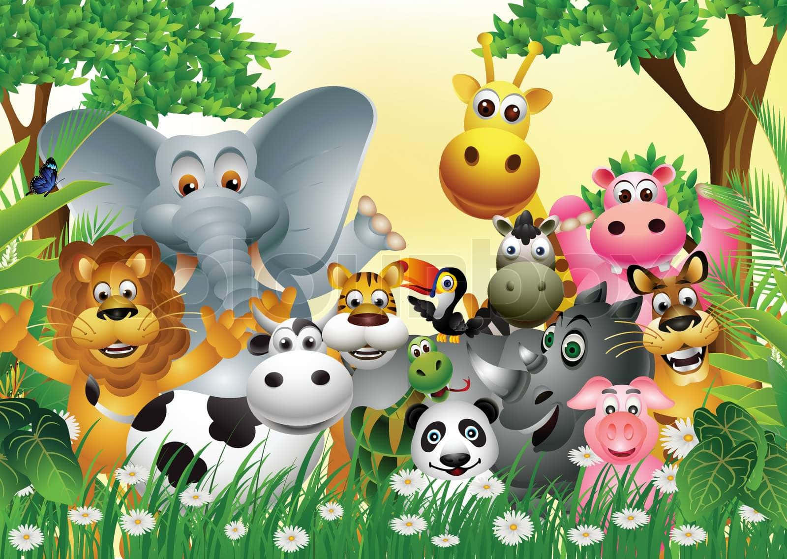 Cartoon Animal Wallpaper