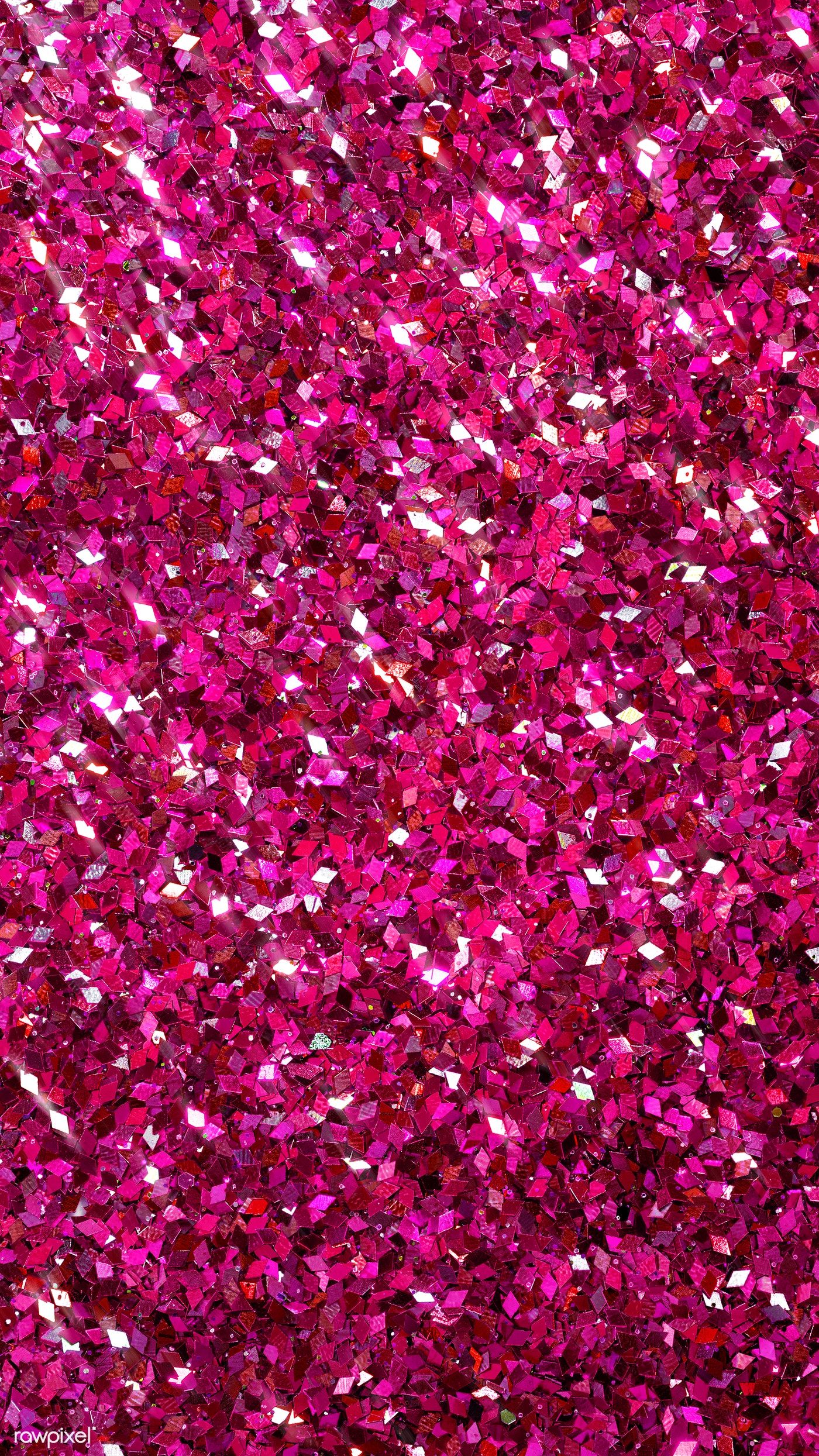 Close-up of shimmering pink glitter, creating a vibrant and textured background