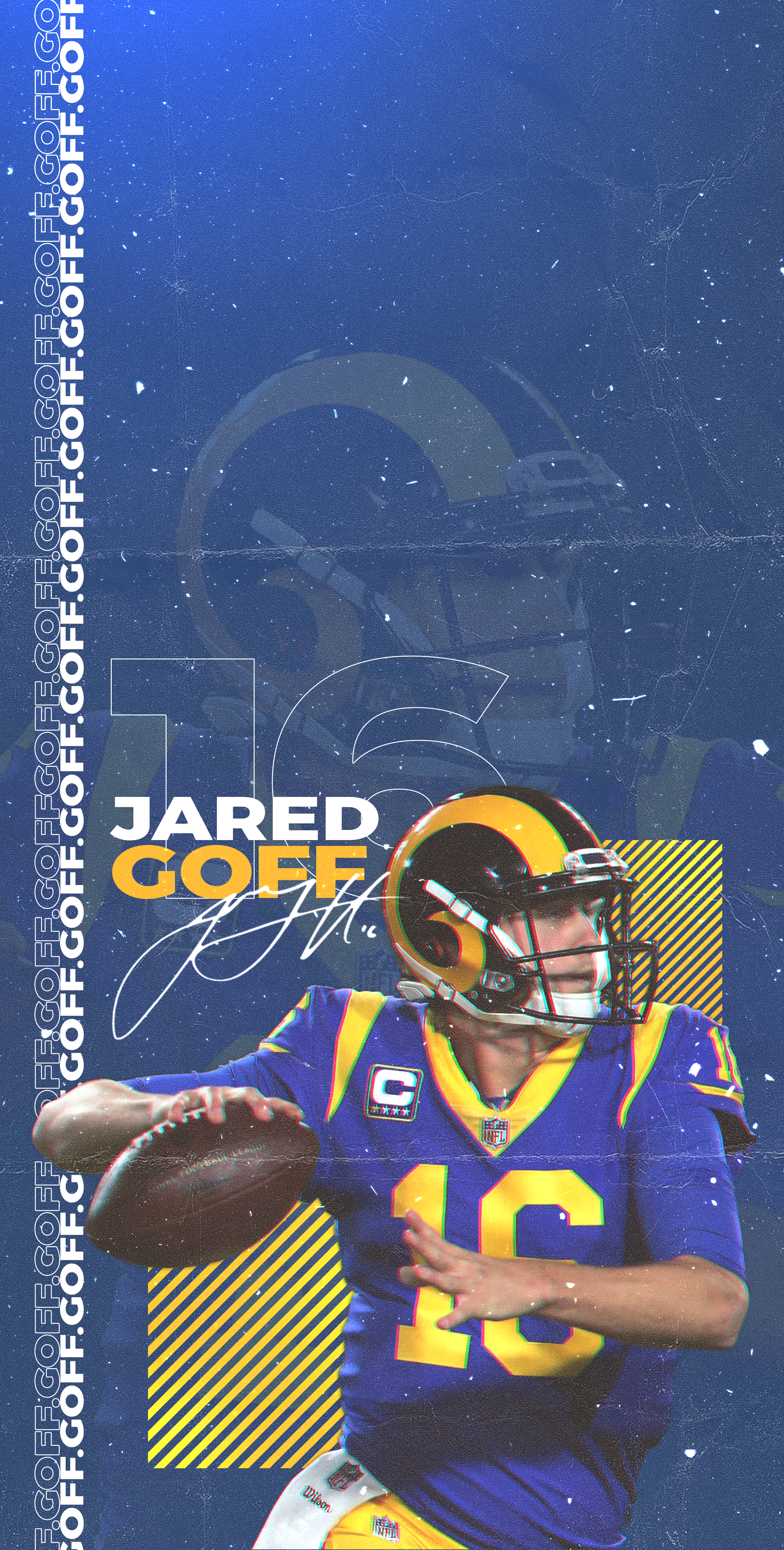 As Requested The Jared Goff Design I Made Turned Into A Phone