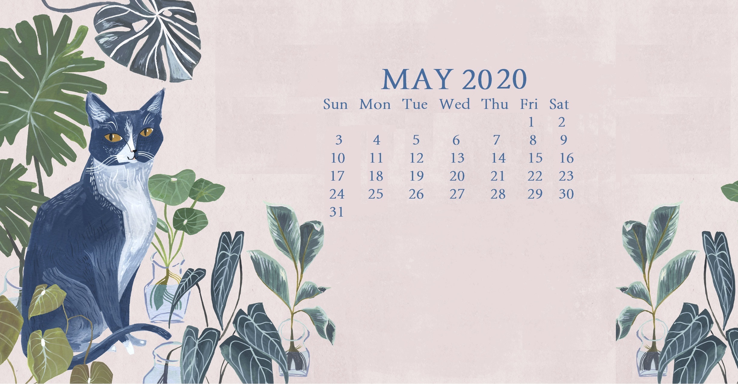 May Calendar Wallpaper Top