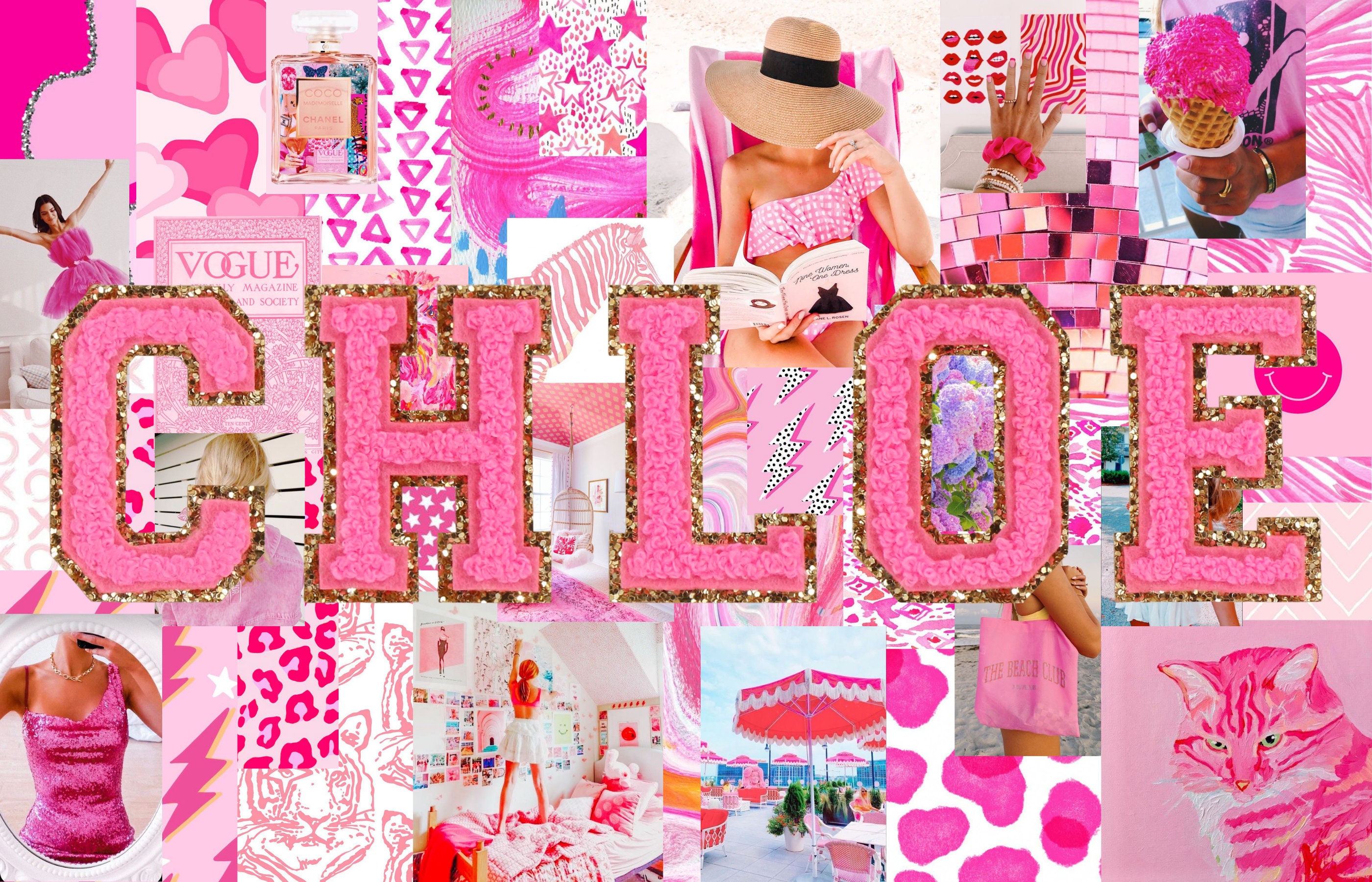 Pink Preppy Wallpaper On