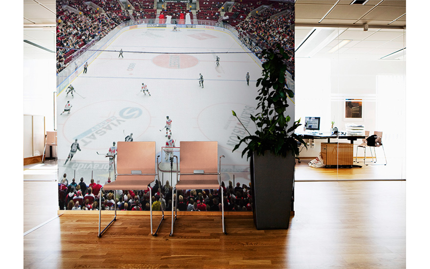 Photo Wallpaper Ice Hockey Malm Arena Murals Scandiwall