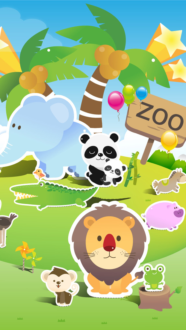 Zoo animals   iphone 5 wallpaper 640x1136 640x1136