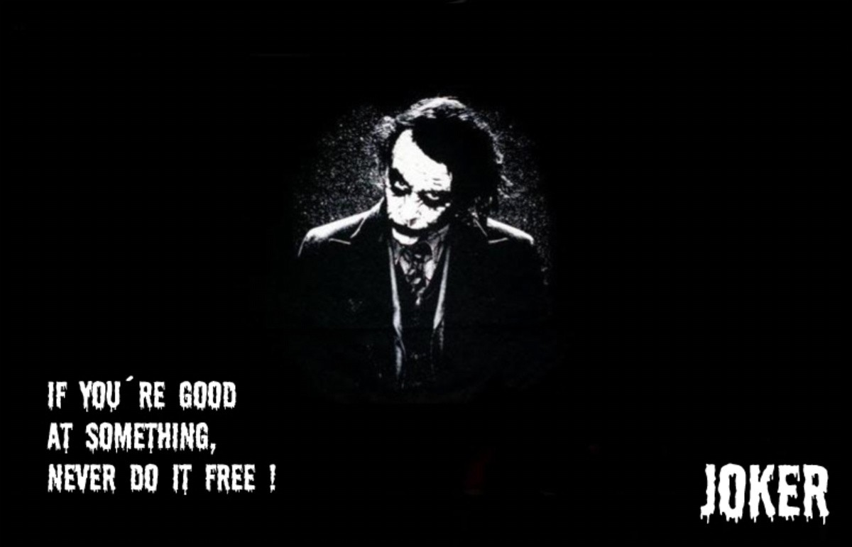 Joker Quotes Full Size WallpaperHD