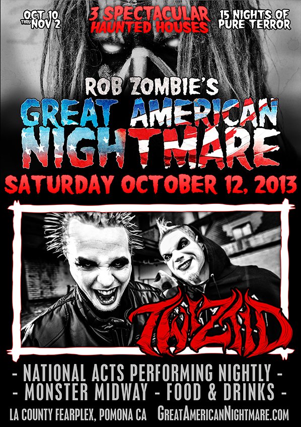 Rob Zombie S Great American Nightmare Featuring Twiztid Pomona