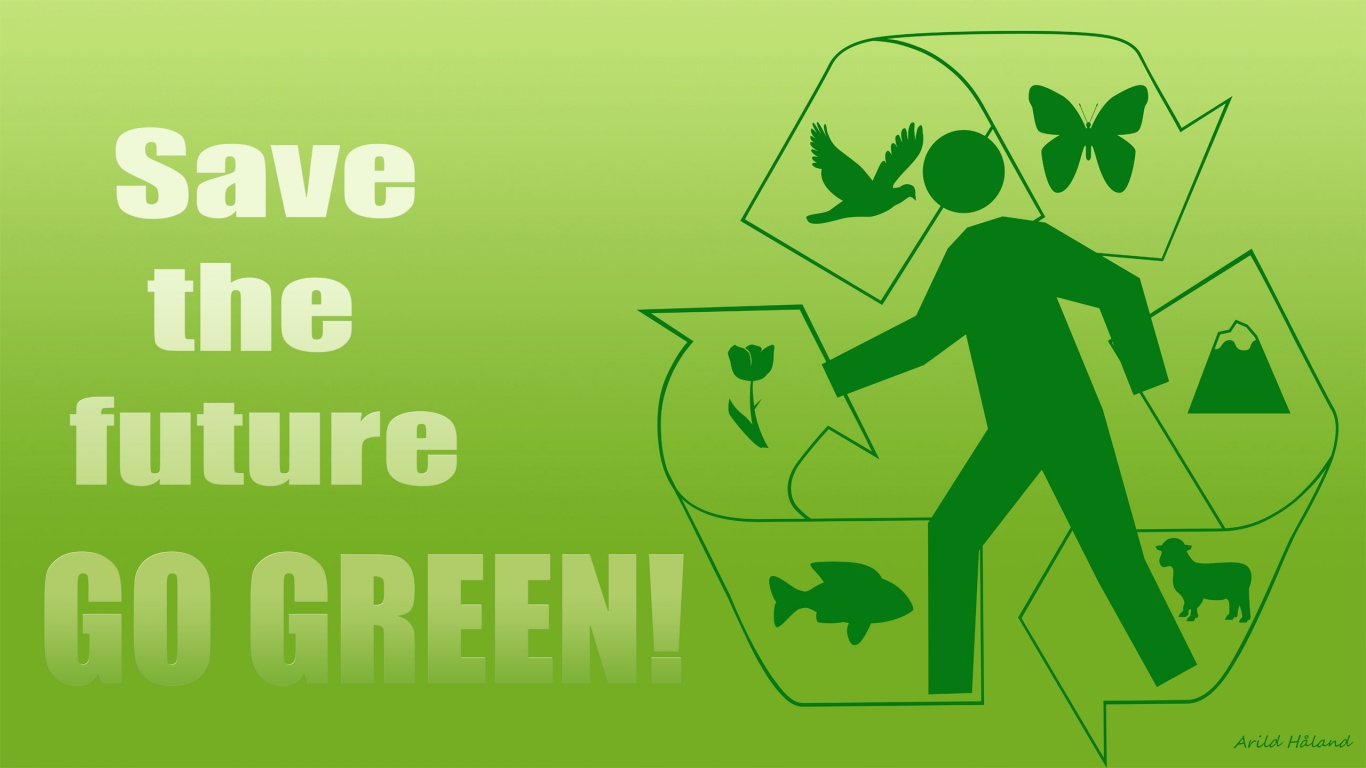 Save The Future Go Green Desktop Pc And Mac Wallpaper