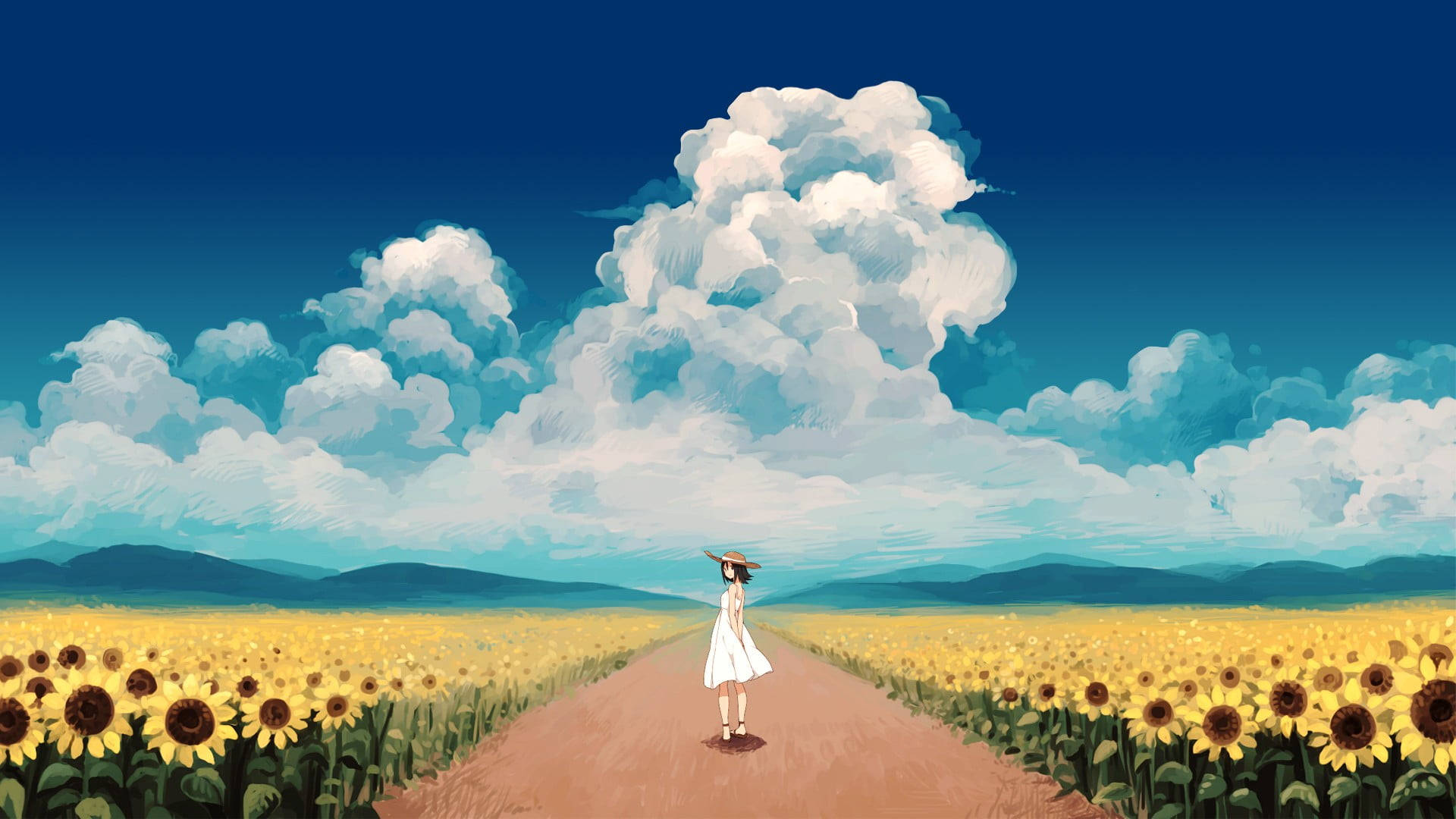 Sunflower Field Wallpaper