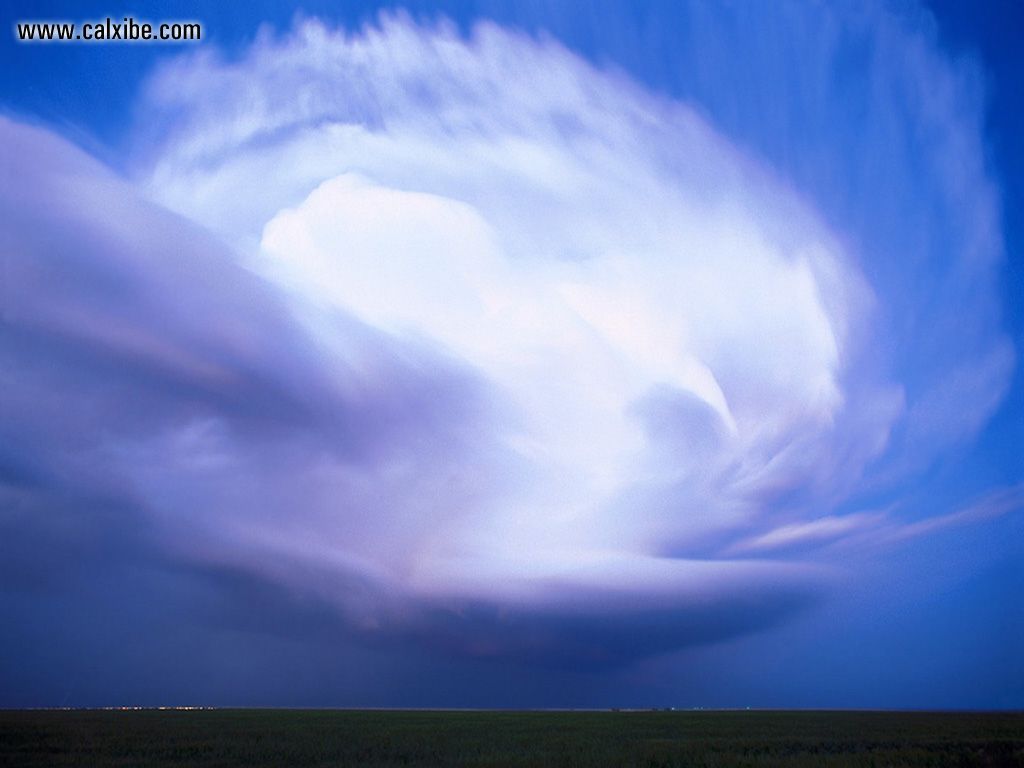 Nature Rotating Supercell Storm Picture Nr
