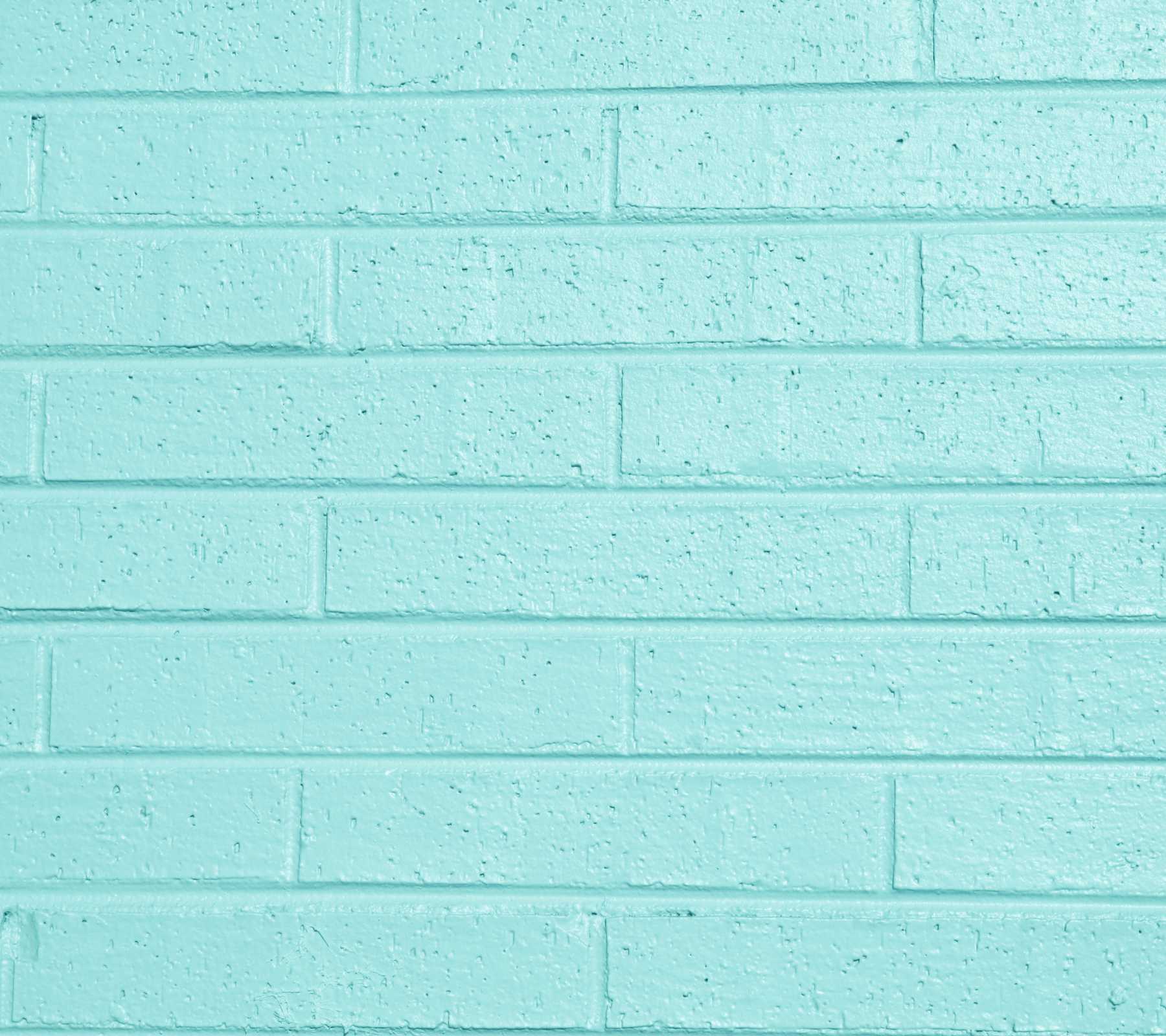 Aqua Colored Painted Brick Wall Background Image Wallpaper Or Texture