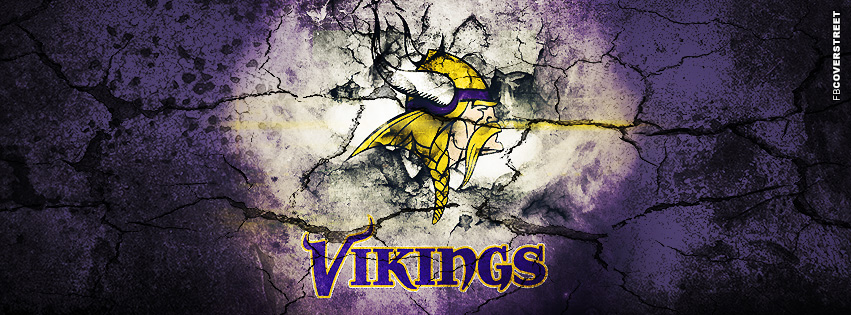 Minnesota Vikings Grunged Logo Cover