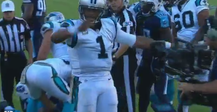 Carolina Panthers Cam Newton Is Known For Celebrating His ToucHDowns