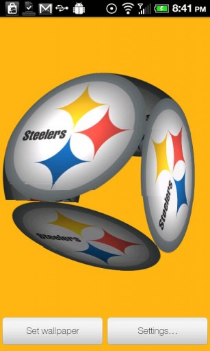 Steelers Live Wallpaper PRO App for Android