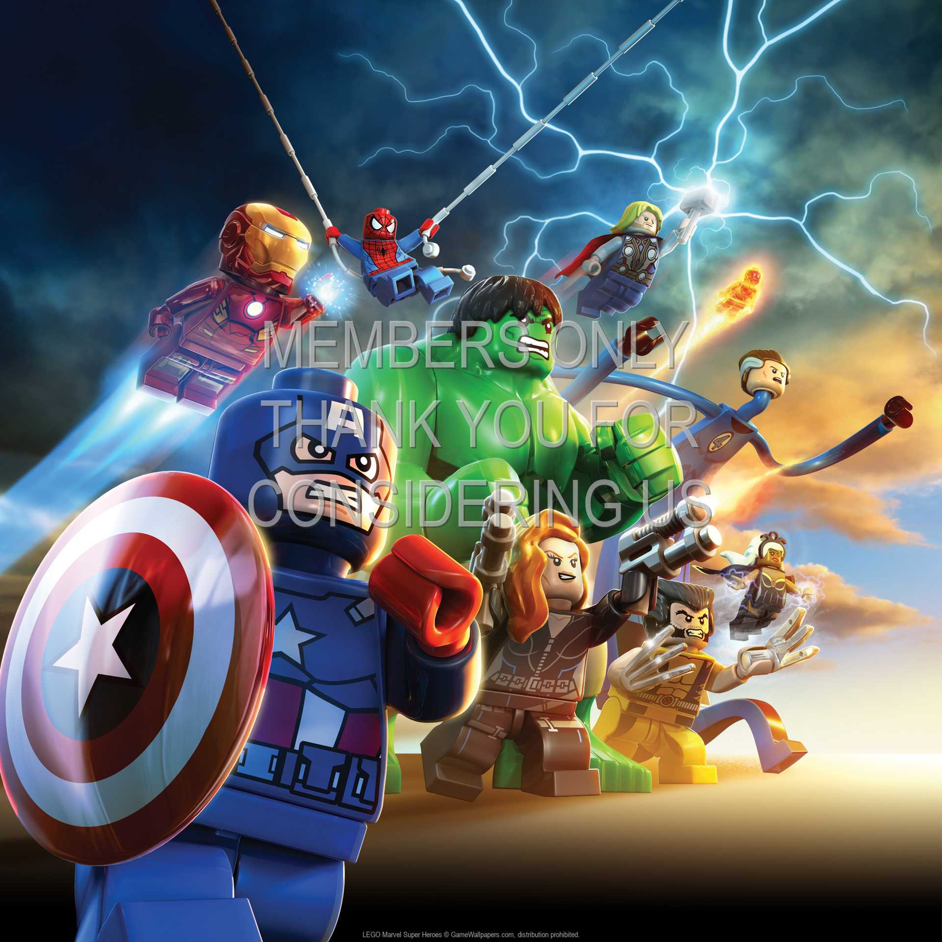 Lego Marvel Super Heroes Wallpaper 1080p Horizontal