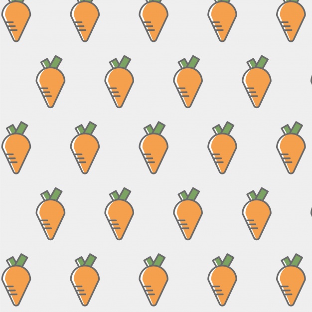 Carrot Pattern Background Vector