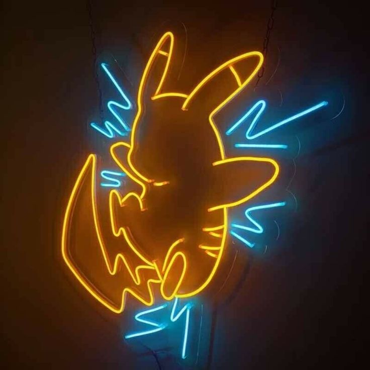 HD neon pikachu wallpapers