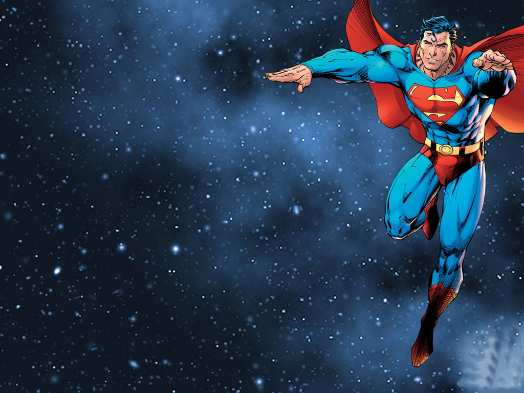 Superman desktop wallpaper   Superhero 1024x768