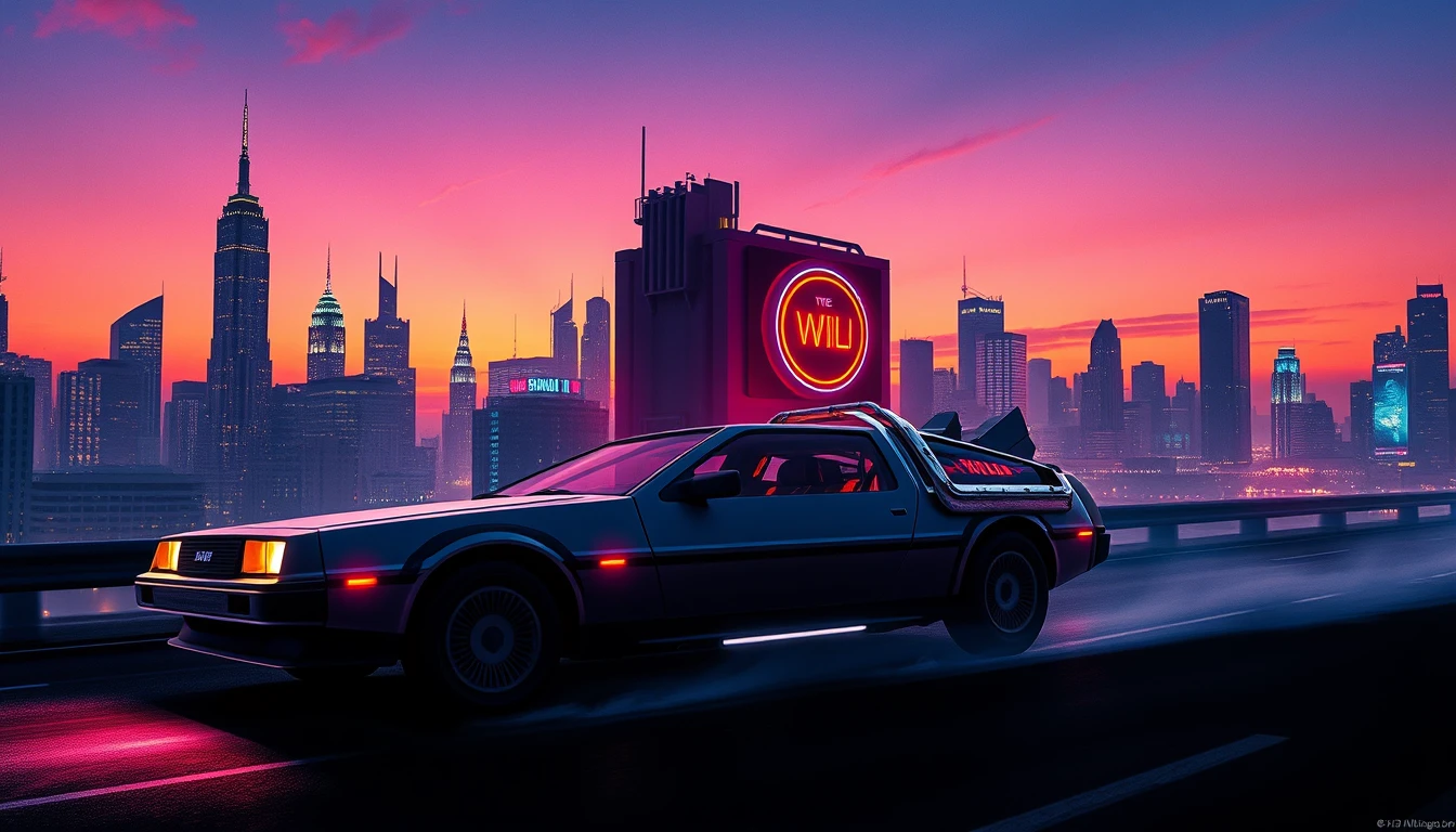 Back To The Future Dual Monitor Wallpaper