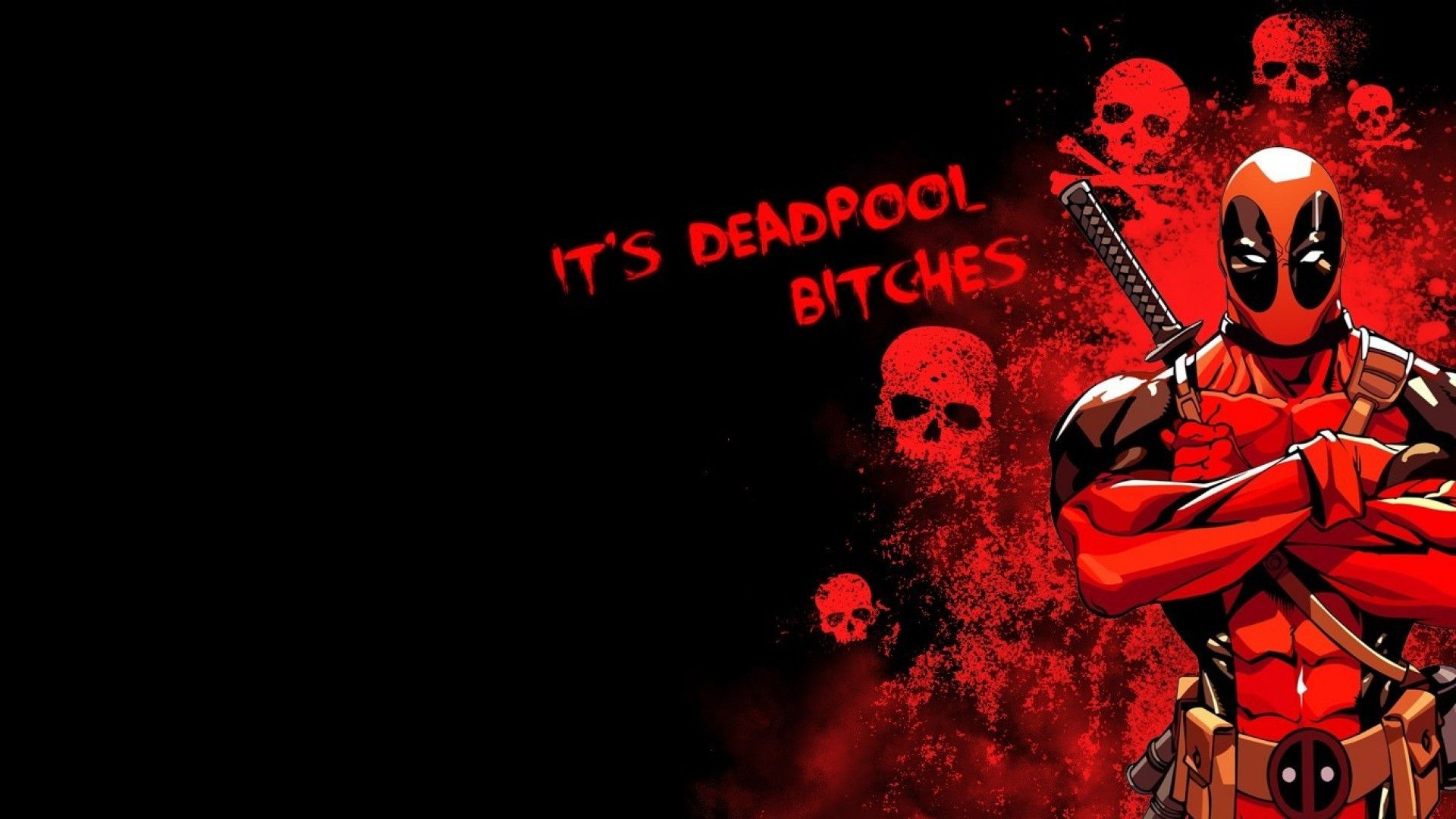 Deadpool iPhone Wallpaper Top