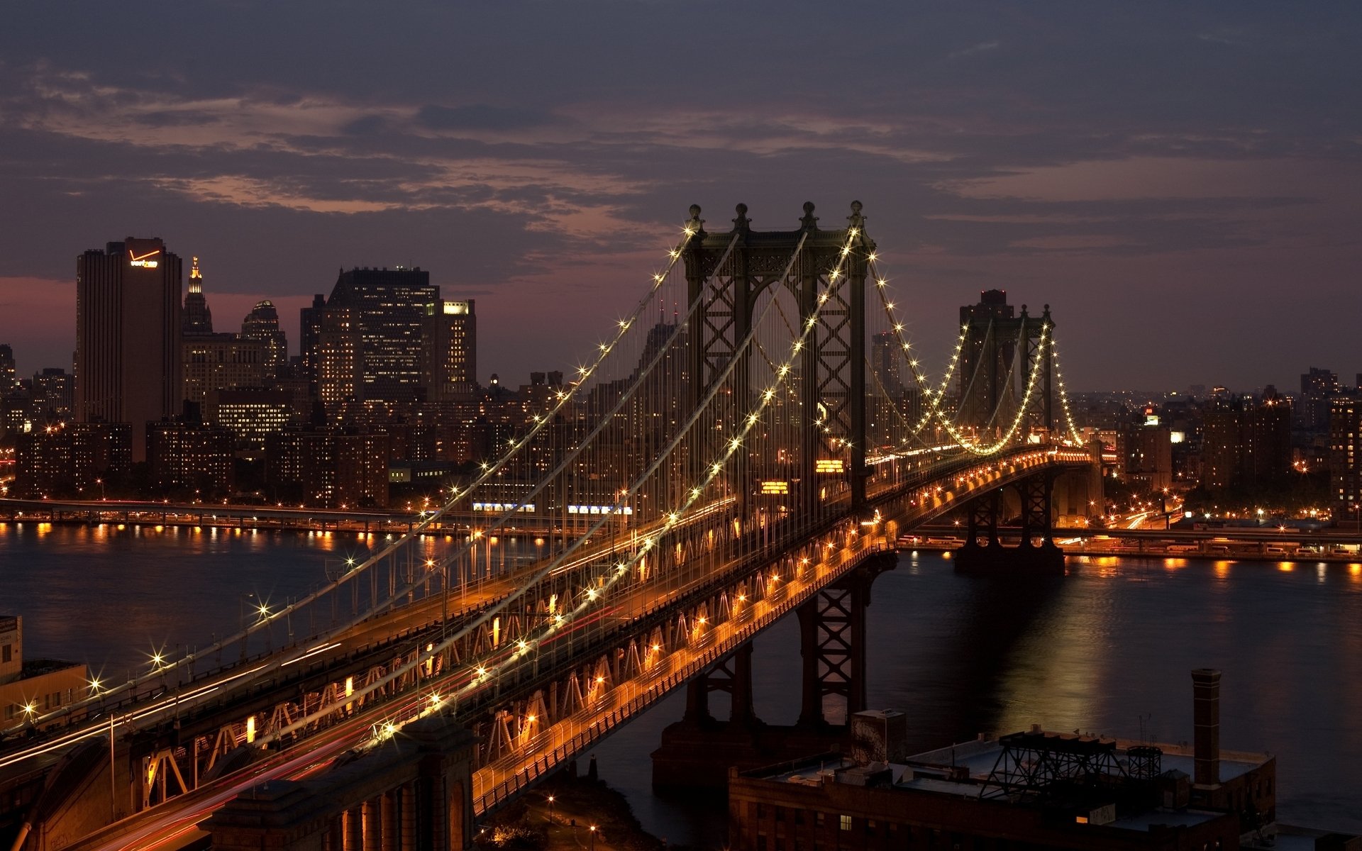 Manhattan Bridge HD Wallpaper Background Image