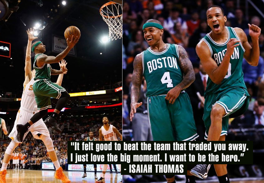 Isaiah Thomas Goes Off On His Former Team In The 4th Quarter Celtics