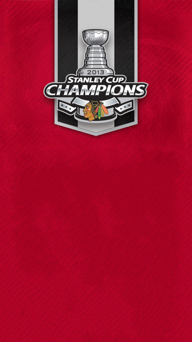 Blackhawks Champions iPhone Wallpaper