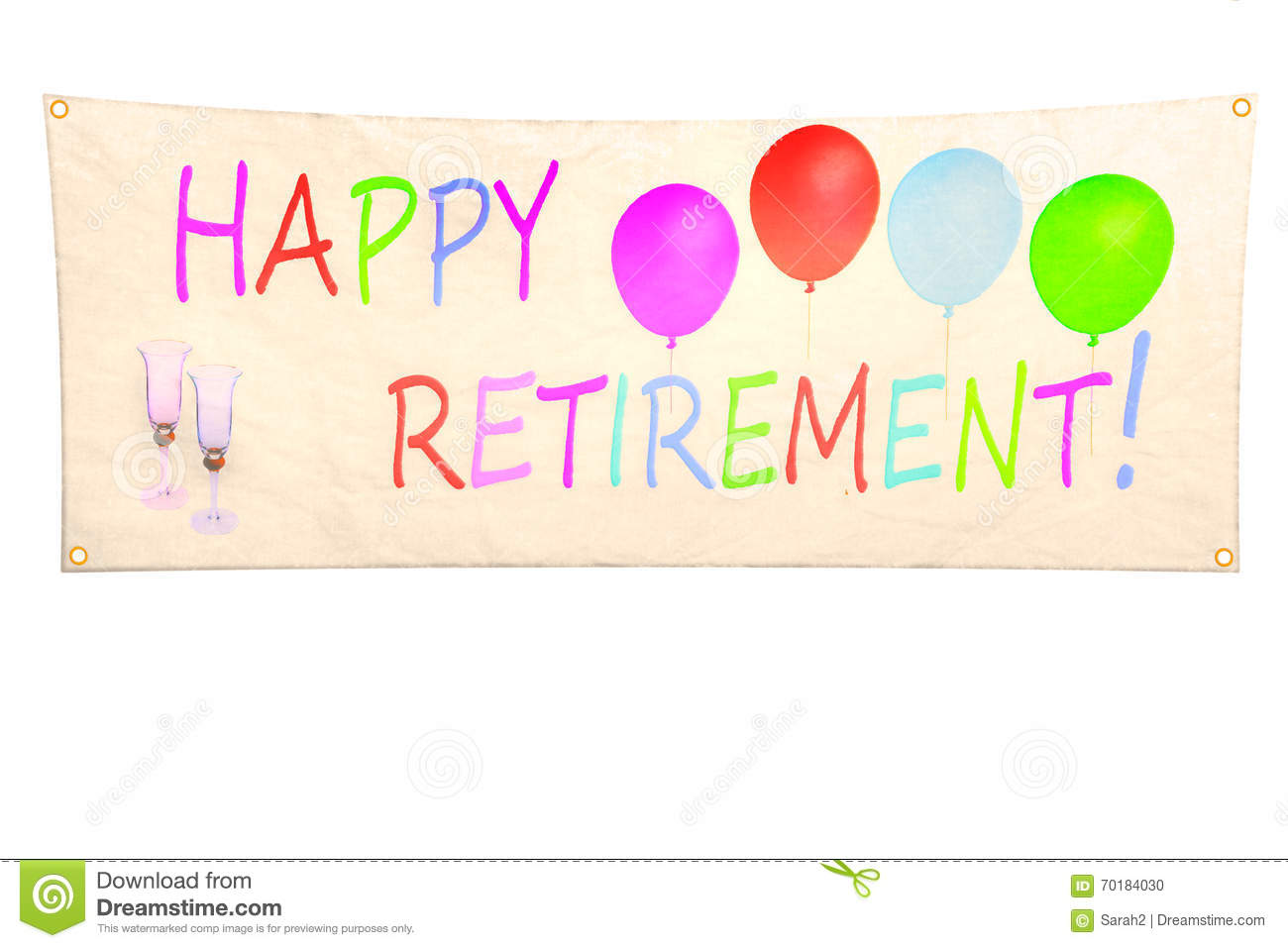 Happy Retirement Screensaver