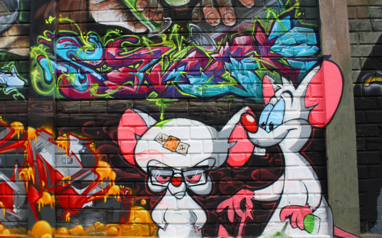 Cartoon Animal Graffiti Desktop Wallpaper Free Downloads