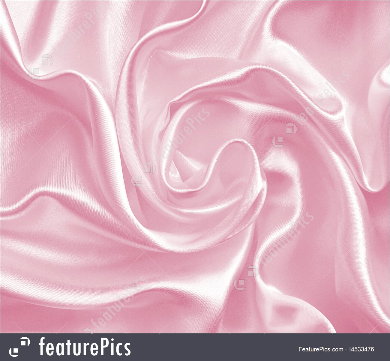 Smooth Elegant Pink Silk Or Satin As Wedding Background Stock