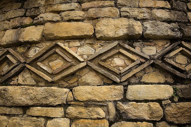 Pre Inca Designs Stone Wall Wallpaper Mural Self Adhesive