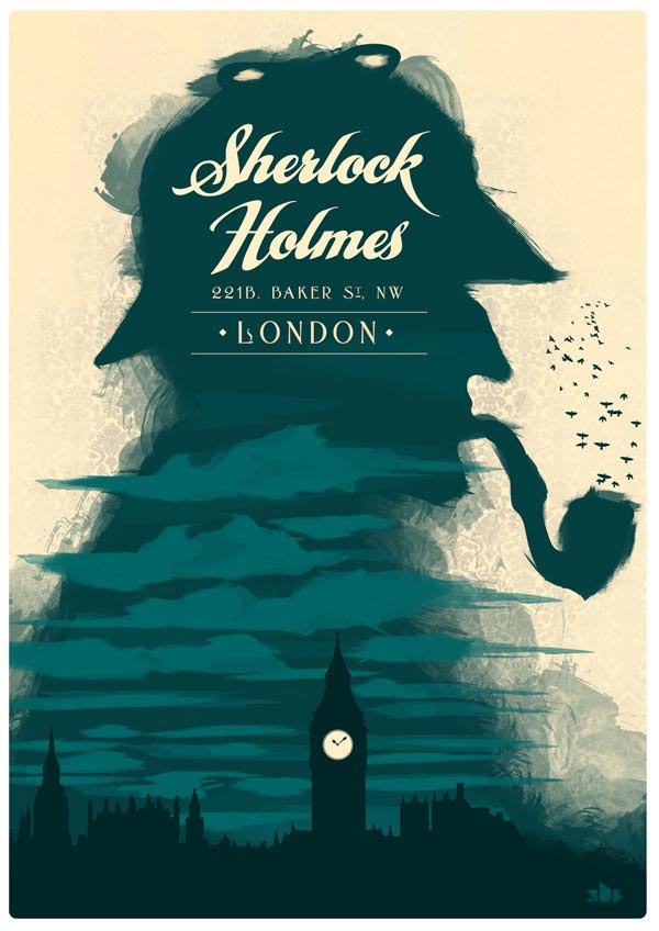 Sherlock Holmes Wallpaper Pattern