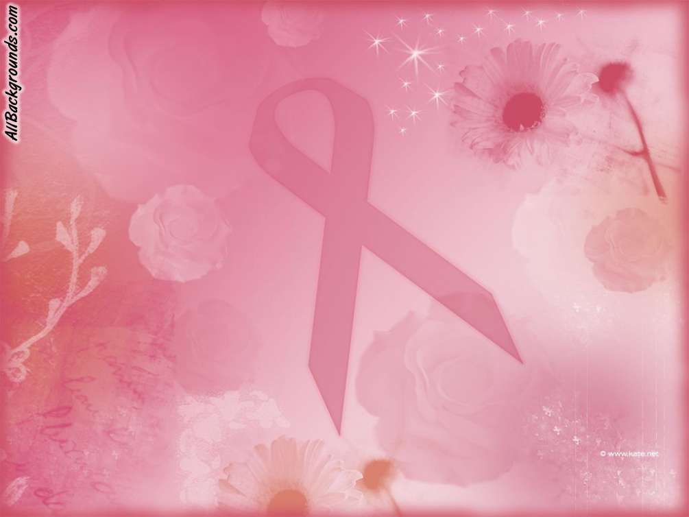 Breast Cancer Ribbon Background Myspace