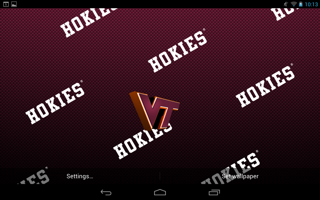 Officially Licensed Virginia Tech Hokies Live Wallpaper HD With