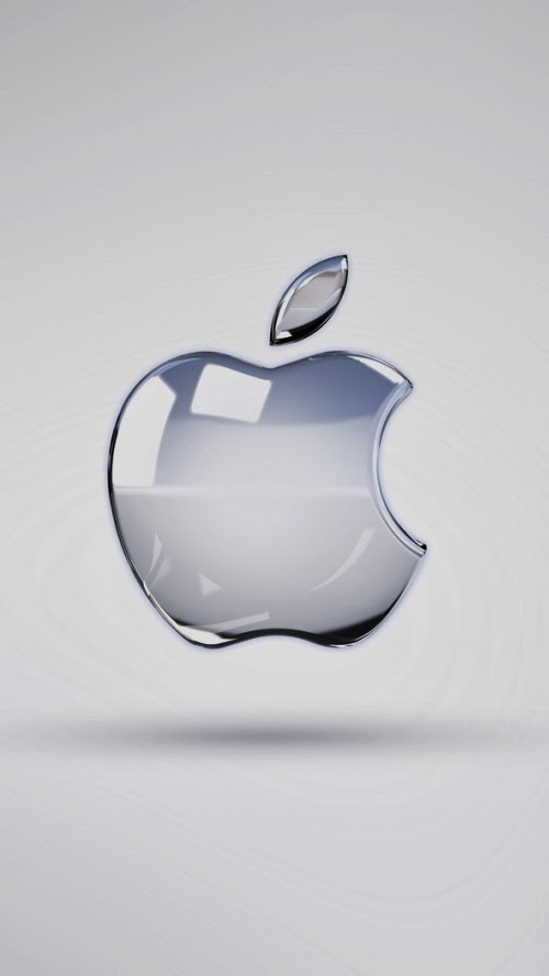 iPhone Hq Wallpaper Crystal Apple Logo
