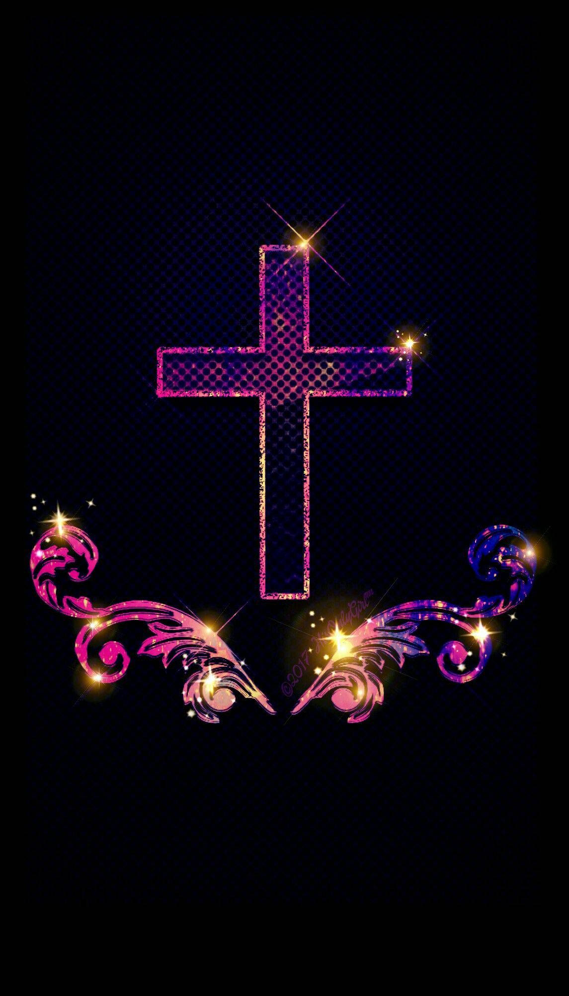Cute Girly Cross Wallpaper