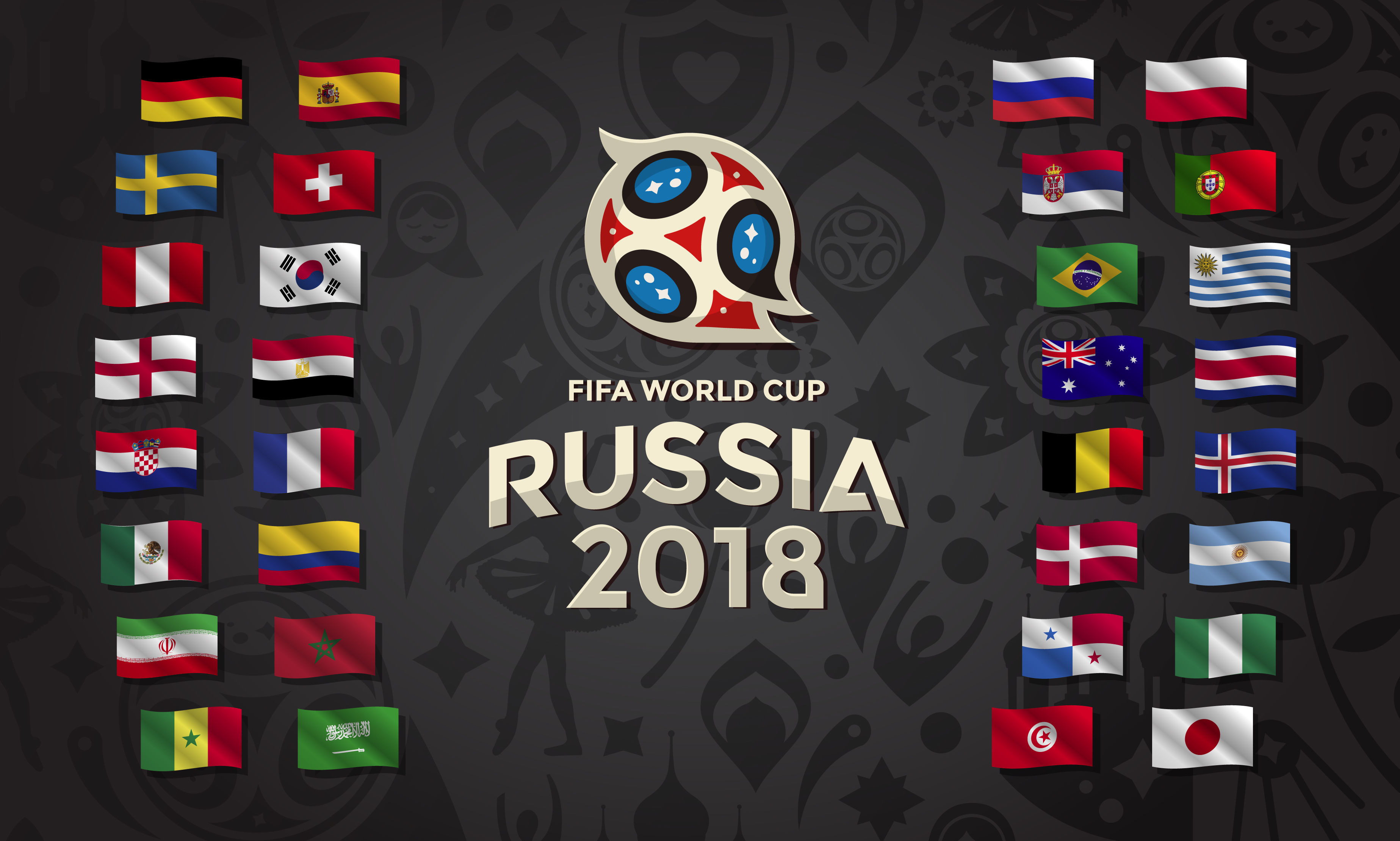 Fifa World Cup Russia Full HD Wallpaper And