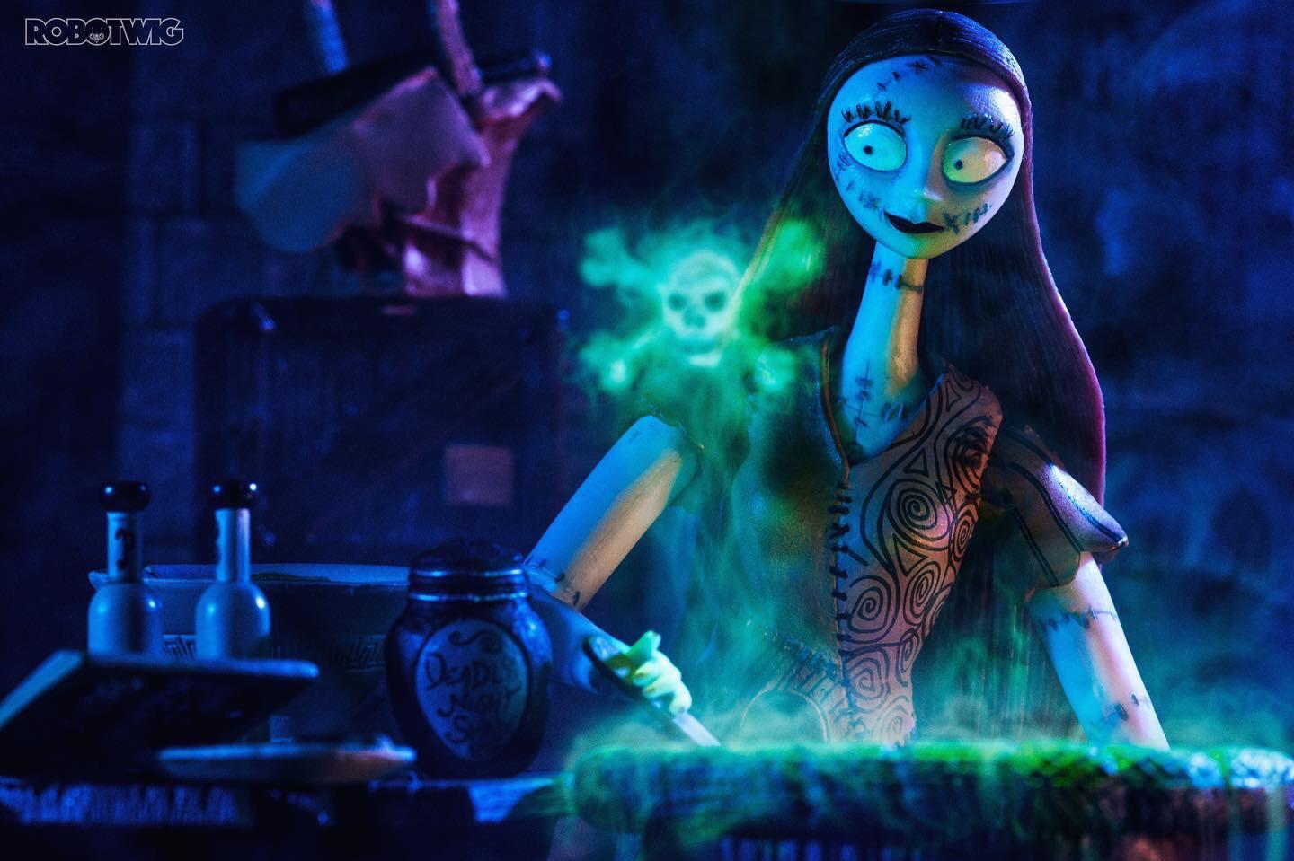 Nightmare before Christmas toy art All shot practically except